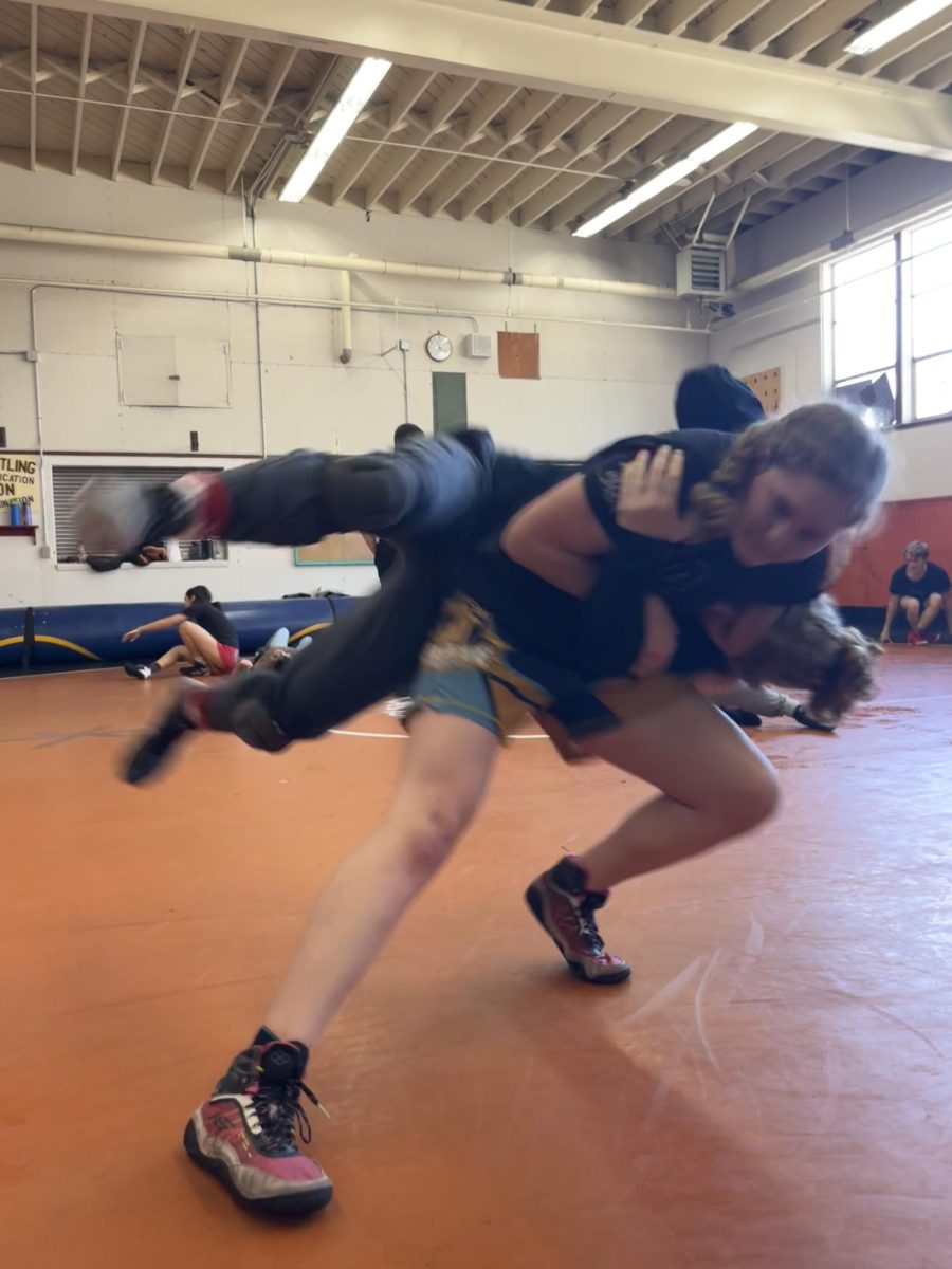 Rory Bickmore and Piper Bjorkstedt drilling takedowns over Thanksgiving Break