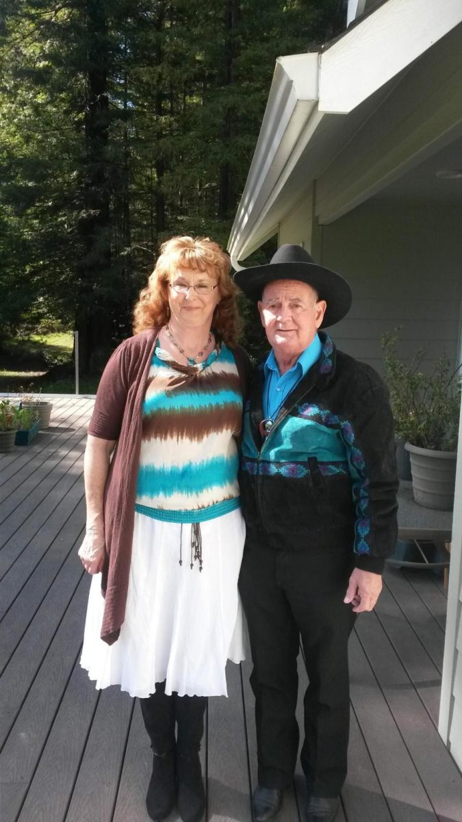 Taylor's Grandparents before a night of dancing.