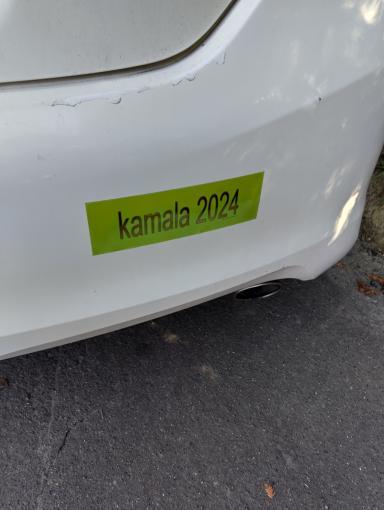 Kamala Harris brat bumper sticker