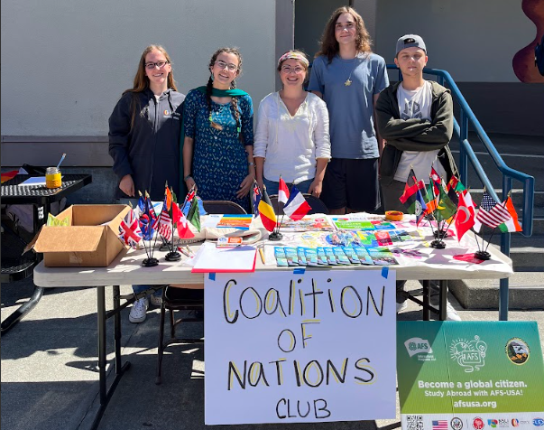 Coalition of Nations at the AHS club fair