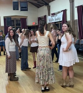 Arcata High students and community members prepare for a final dance. 