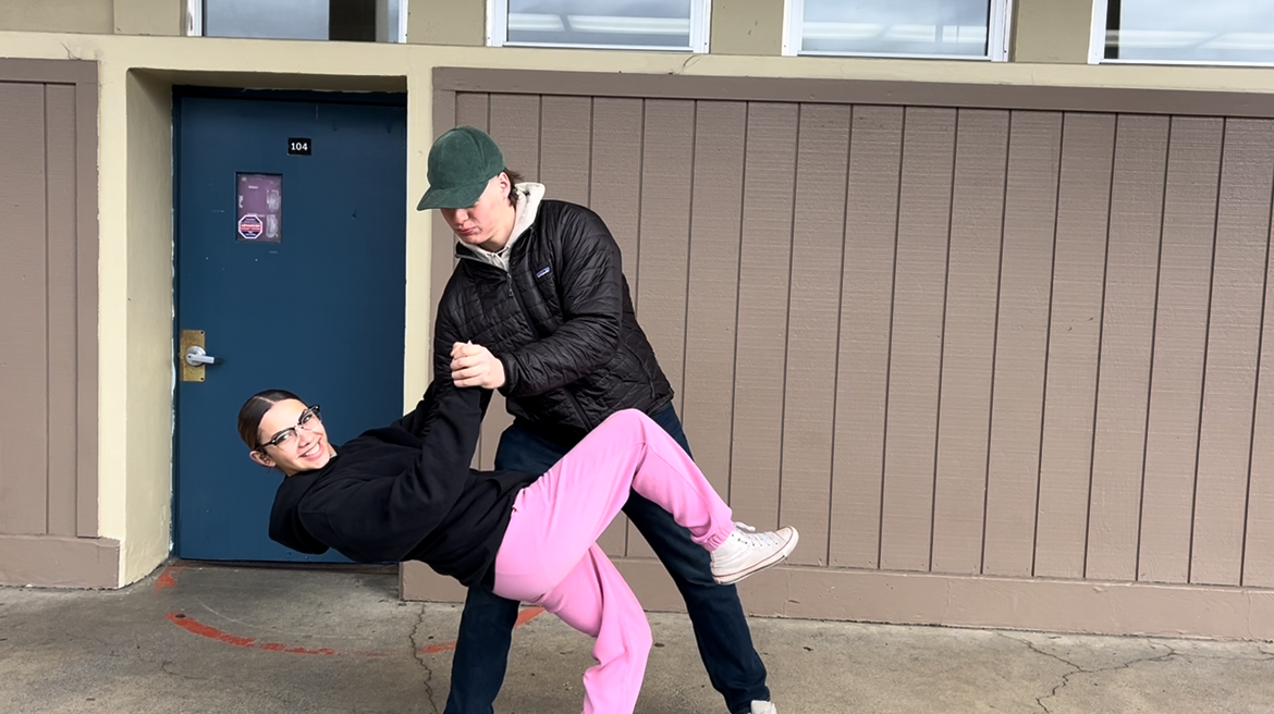 Mayleah Jackson being dipped by Vlad Volkv 