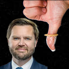 JD Vance condom thumbs down