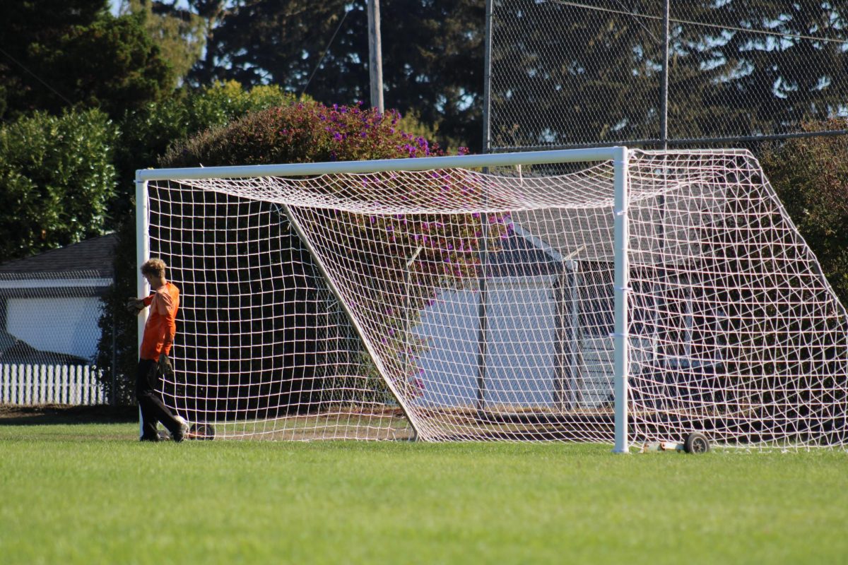 Owen Ingram checking his posts