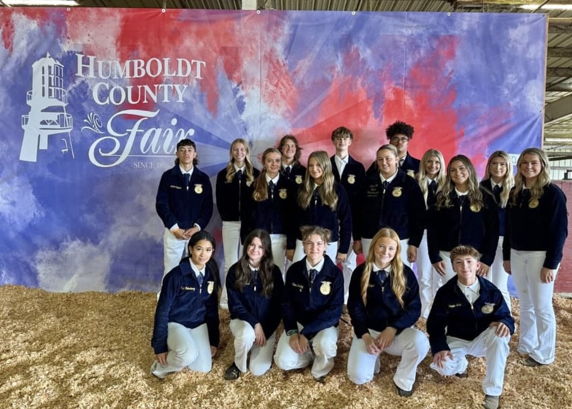 Arcata FFA livestock exhibitors at the Humboldt County Fair