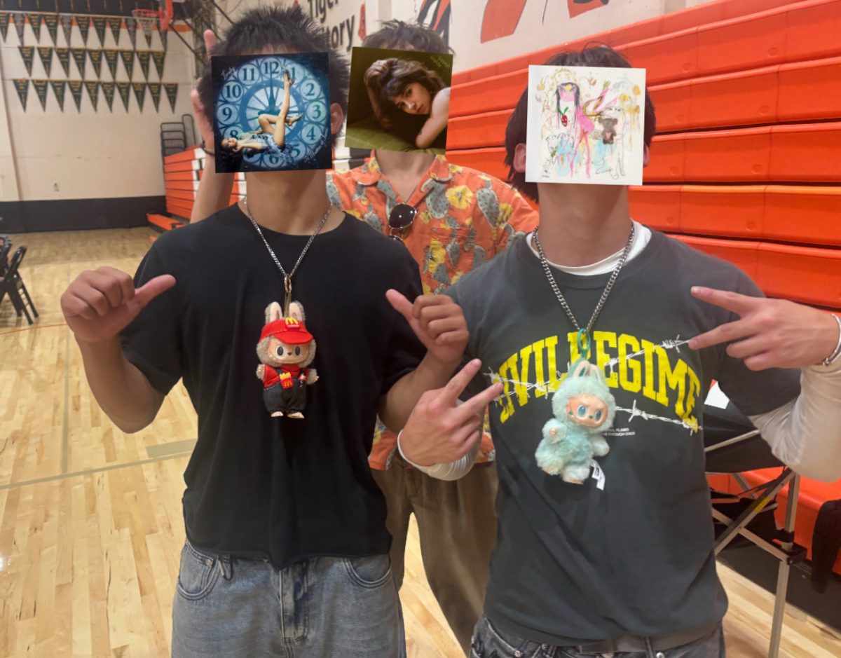 Arcata's most performative males cheering on girls volleyball.