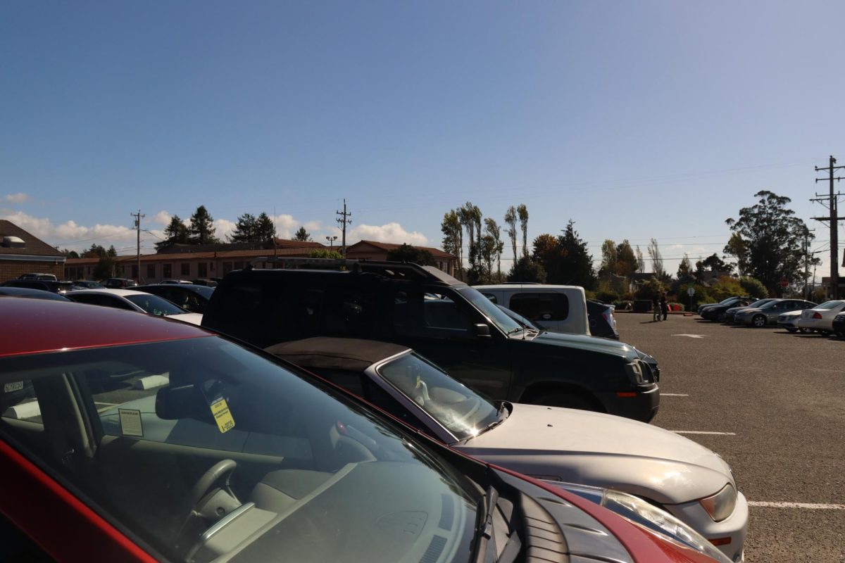 The Arcata High parking lot.
