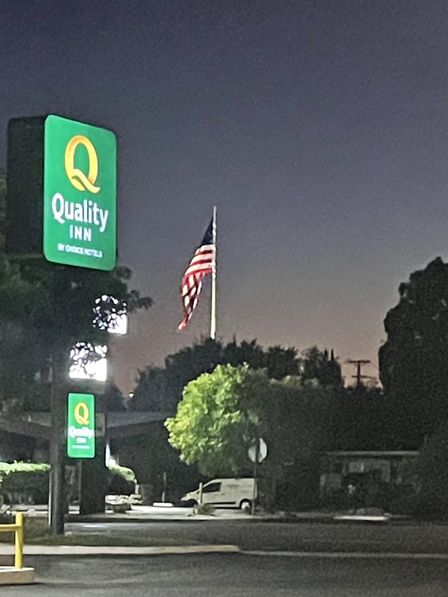 An American Flag.