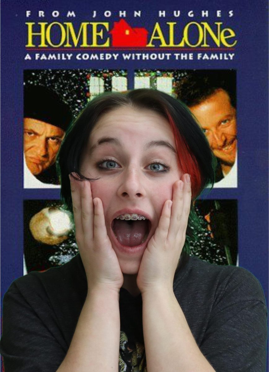 Mikey Linen edited into the Home Alone Movie Poster