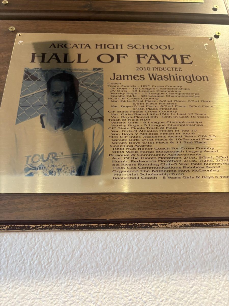 This photo is James Washington in his hall of fame plaque.
