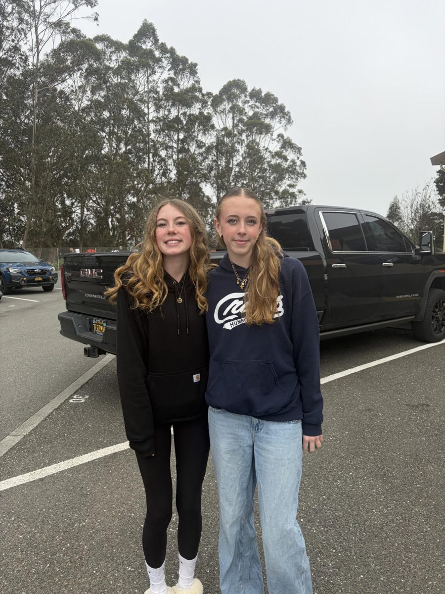 O'dowd twins smiling together