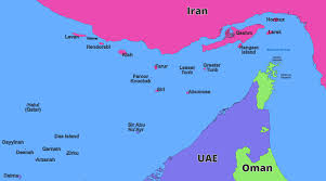 Visual of the Strait of Hormuz
